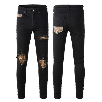 IAC | Animalier skinny jeans