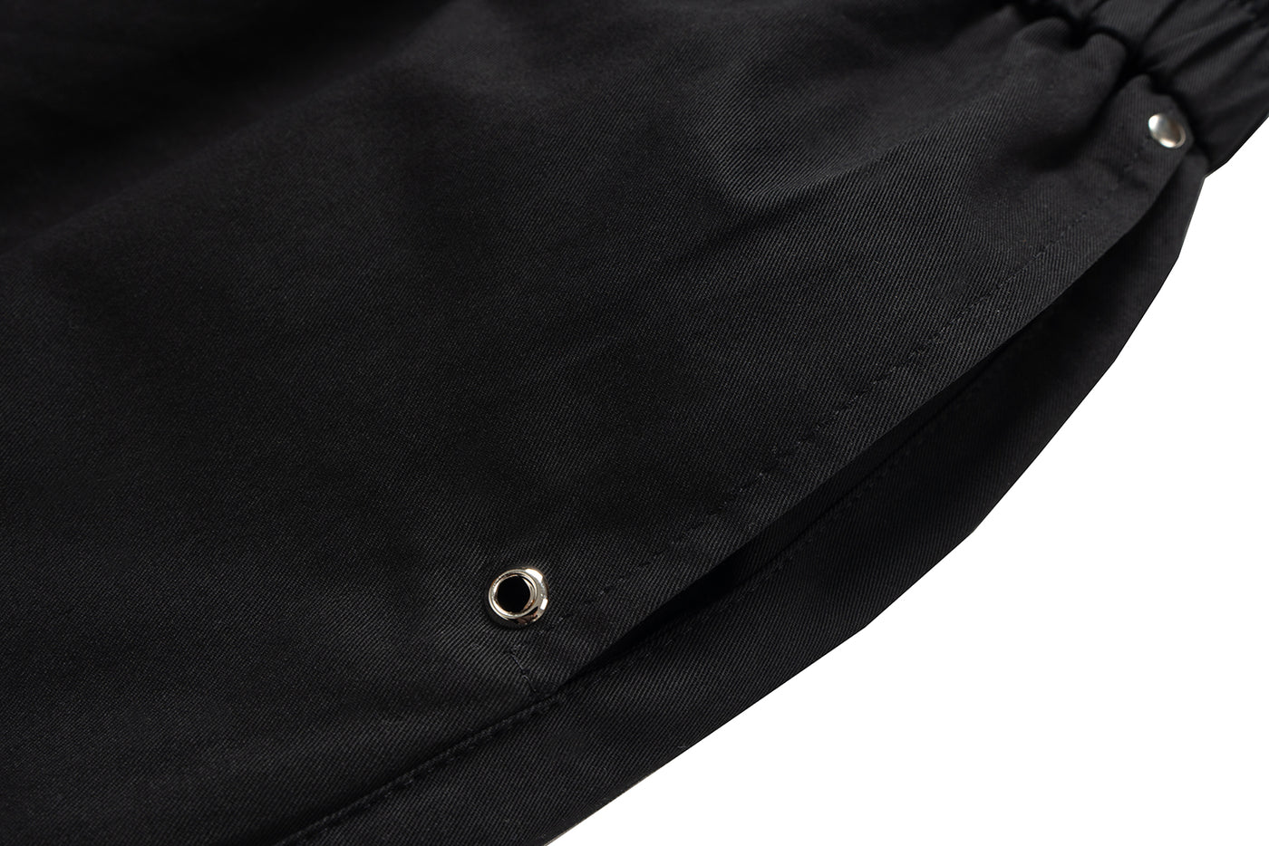 IAC | Black big zipper boxer shorts