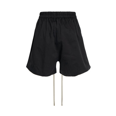 IAC | Black big zipper boxer shorts