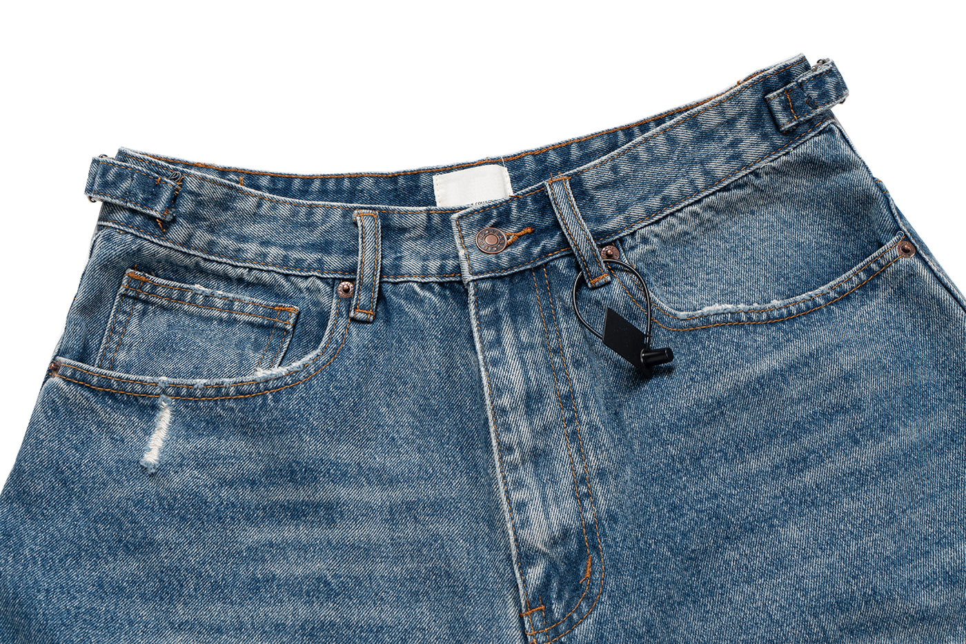 IAC | Distressed denim loose shorts