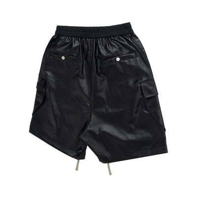 IAC | Black 0pium leather shorts