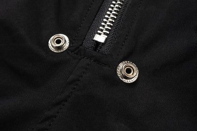 IAC | Black big zipper boxer shorts
