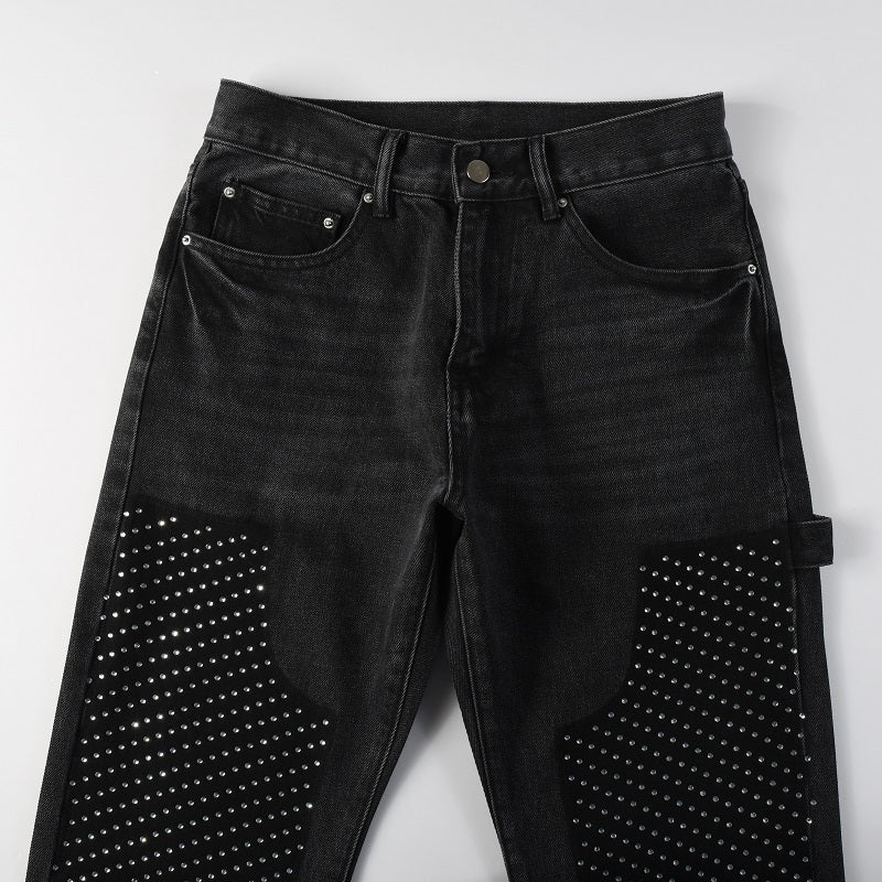 IAC | STARRY RIDER FLARED BLACK JEANS