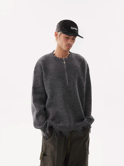 IAC | Altair stars loose crew neck sweater