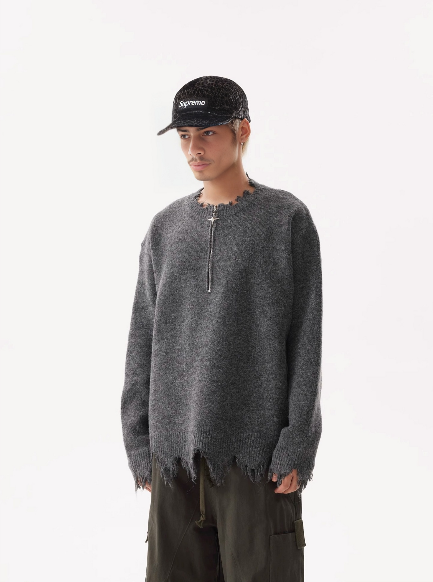 IAC | Altair stars loose crew neck sweater