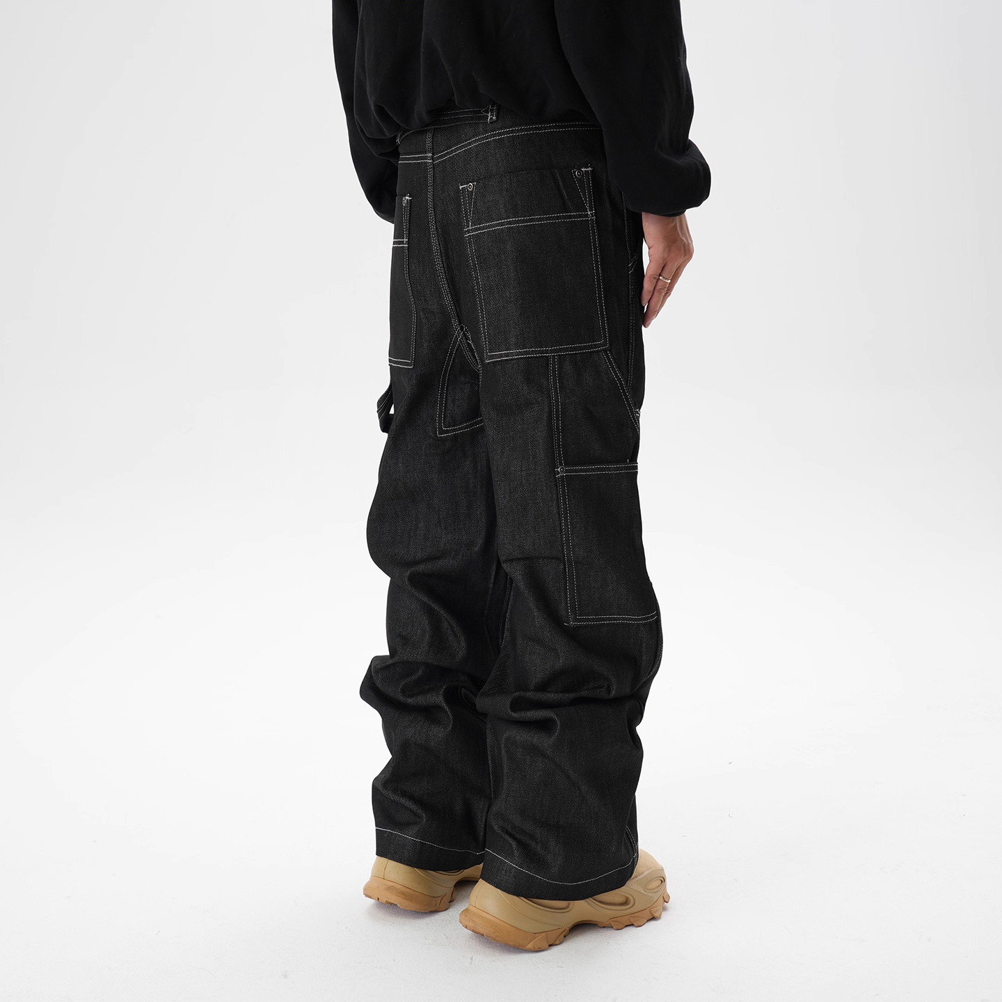IAC | Black Emporio Baggy Pants