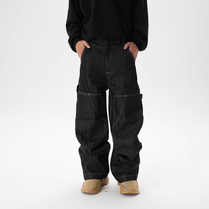 IAC | Black Emporio Baggy Pants