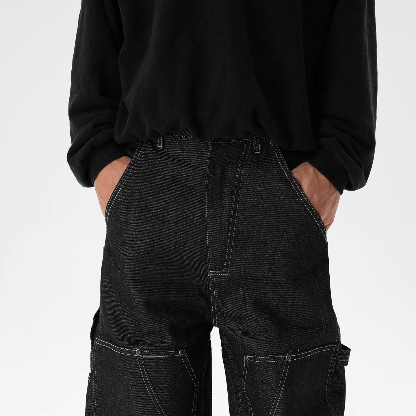 IAC | Black Emporio Baggy Pants