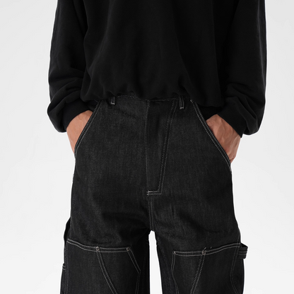 IAC | Black Emporio Baggy Pants