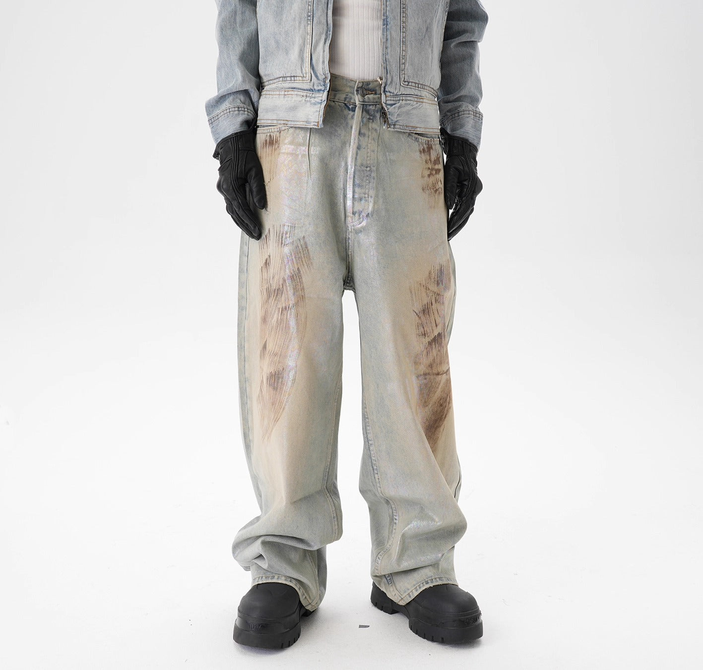 IAC | Dirty Lucid Super Baggy Jeans