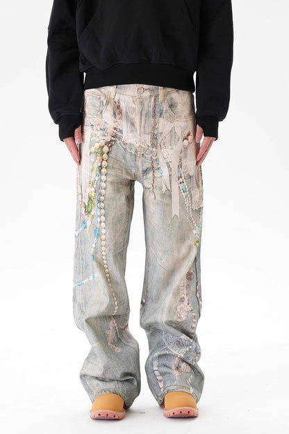IAC | Angelic Chain Baggy Pants