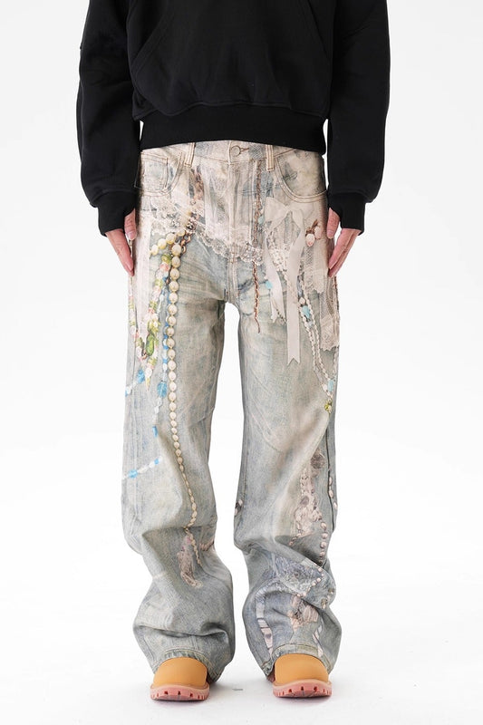 IAC | Angelic Chain Baggy Pants