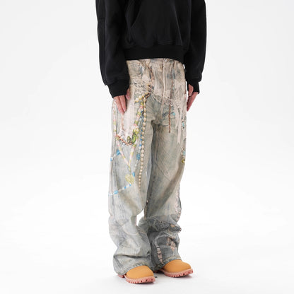IAC | Angelic Chain Baggy Pants