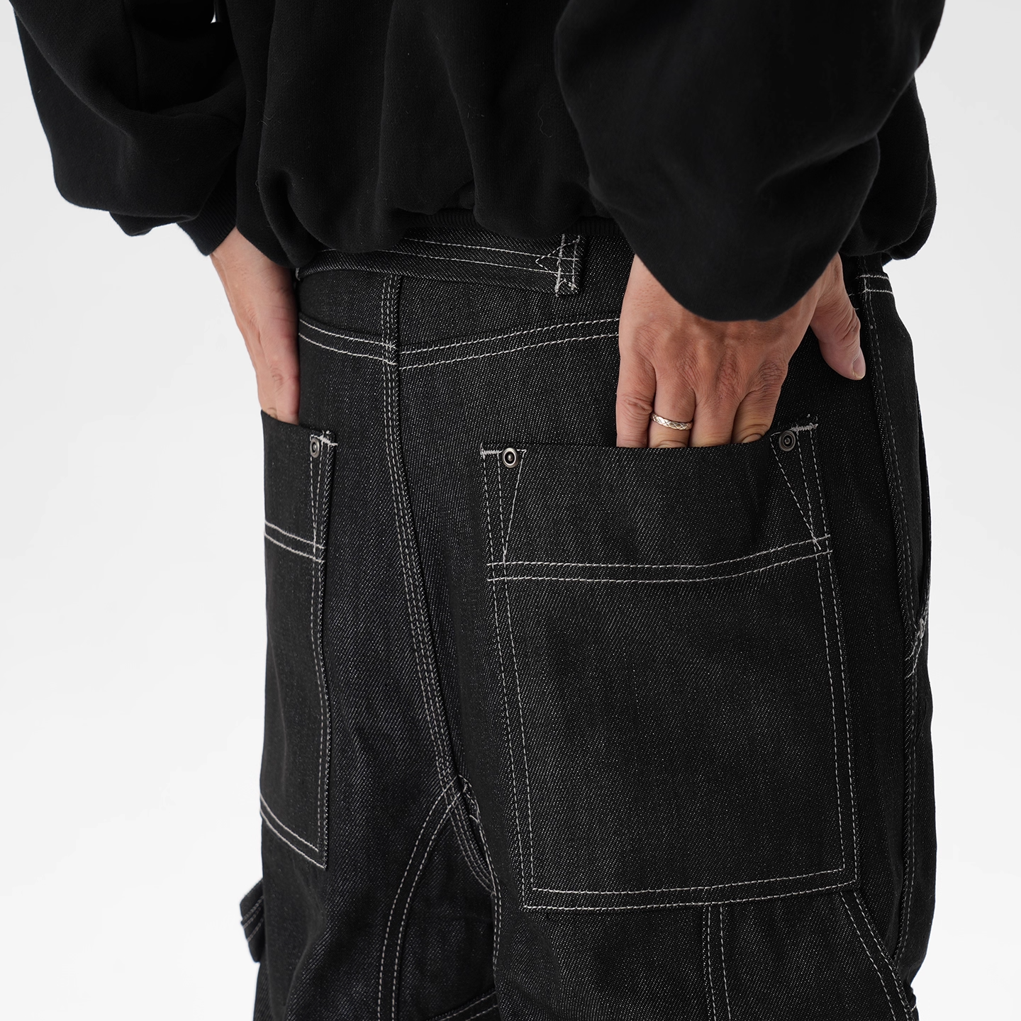 IAC | Black Emporio Baggy Pants