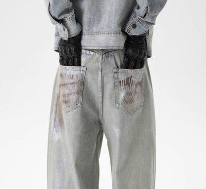 IAC | Dirty Lucid Super Baggy Jeans