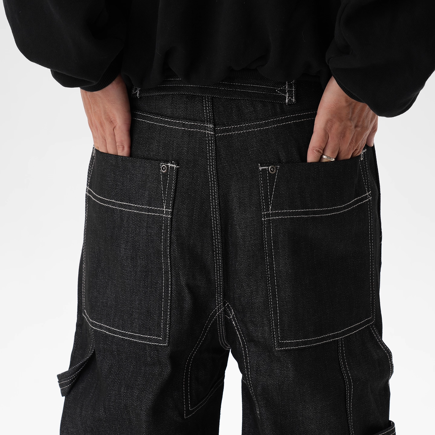 IAC | Black Emporio Baggy Pants