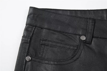 IAC | WAXED SLIM FIT PANTS
