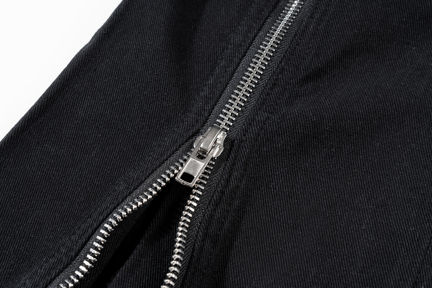 IAC | Full zipper flared denim