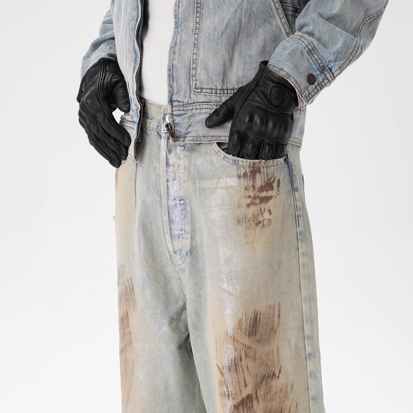 IAC | Dirty Lucid Super Baggy Jeans