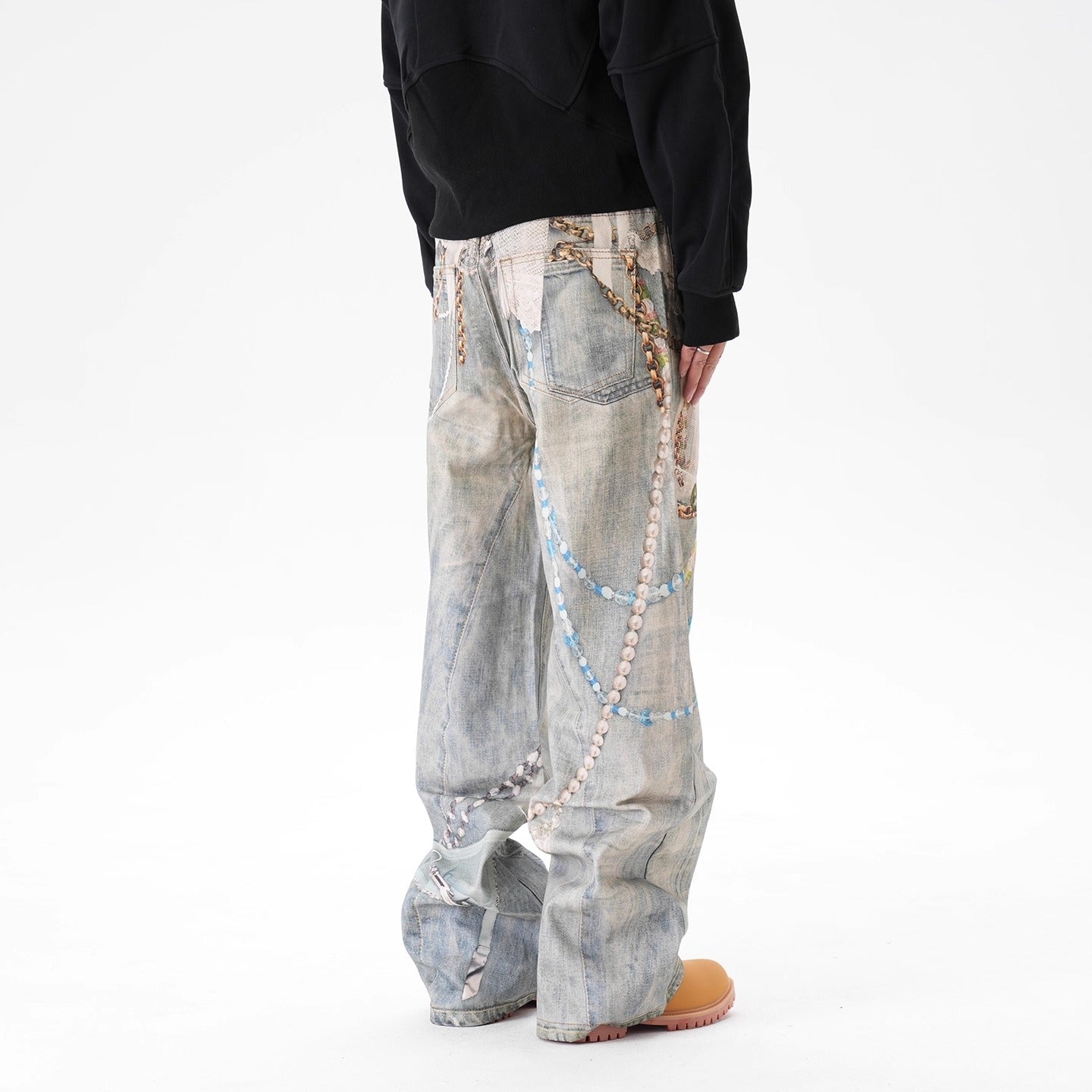 IAC | Angelic Chain Baggy Pants