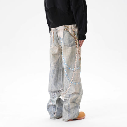 IAC | Angelic Chain Baggy Pants