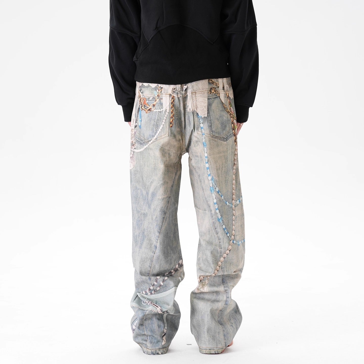 IAC | Angelic Chain Baggy Pants