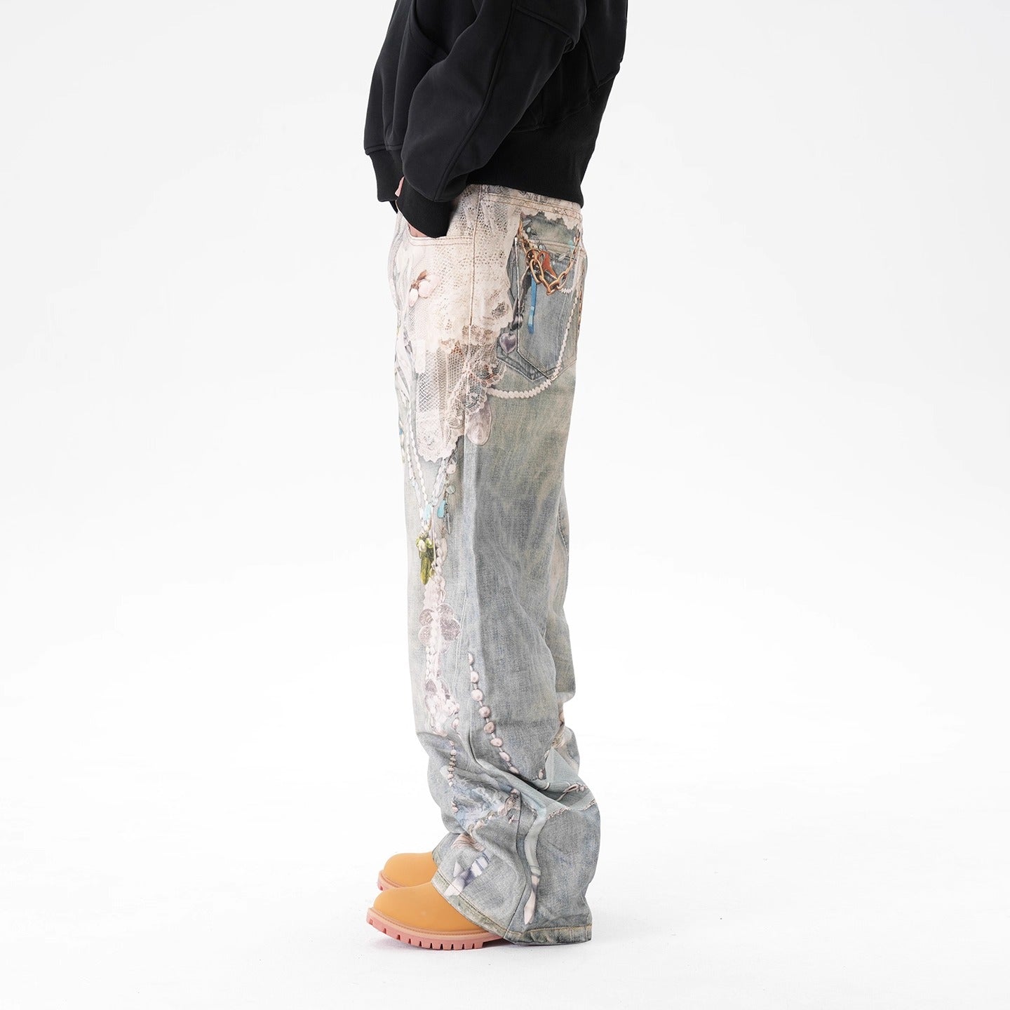 IAC | Angelic Chain Baggy Pants