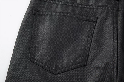 IAC | WAXED SLIM FIT PANTS