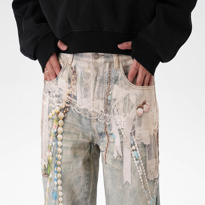 IAC | Angelic Chain Baggy Pants