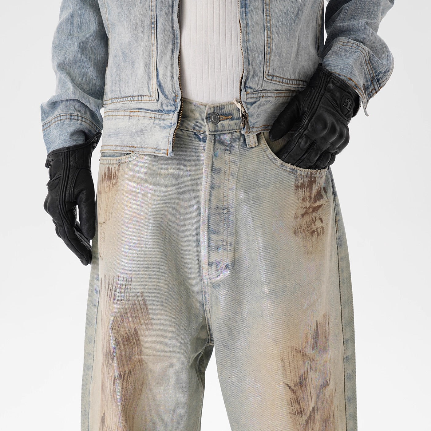 IAC | Dirty Lucid Super Baggy Jeans