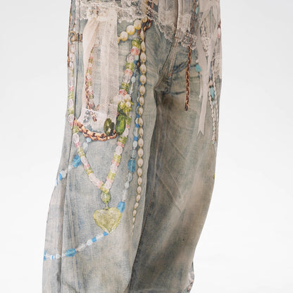 IAC | Angelic Chain Baggy Pants