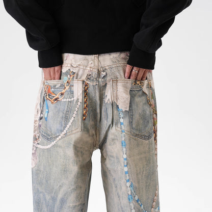 IAC | Angelic Chain Baggy Pants