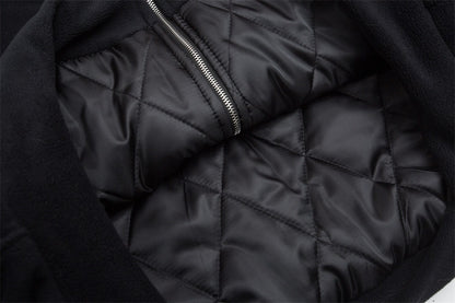 IAC | PLUSH AND FUR BOMBER JACKET