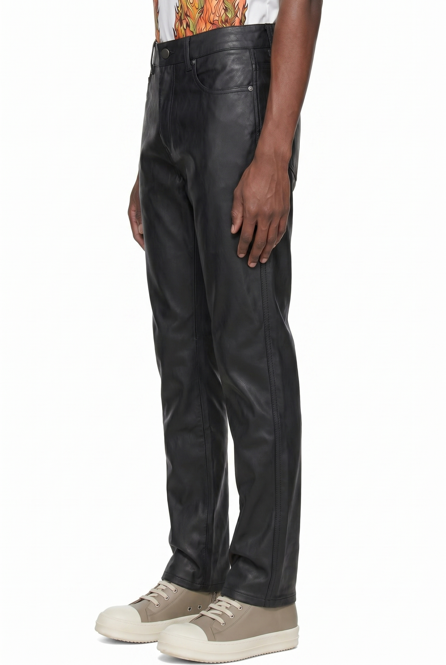 IAC | WAXED SLIM FIT PANTS