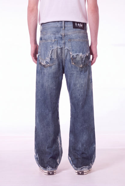 IAC | TORN PAGES JEANS