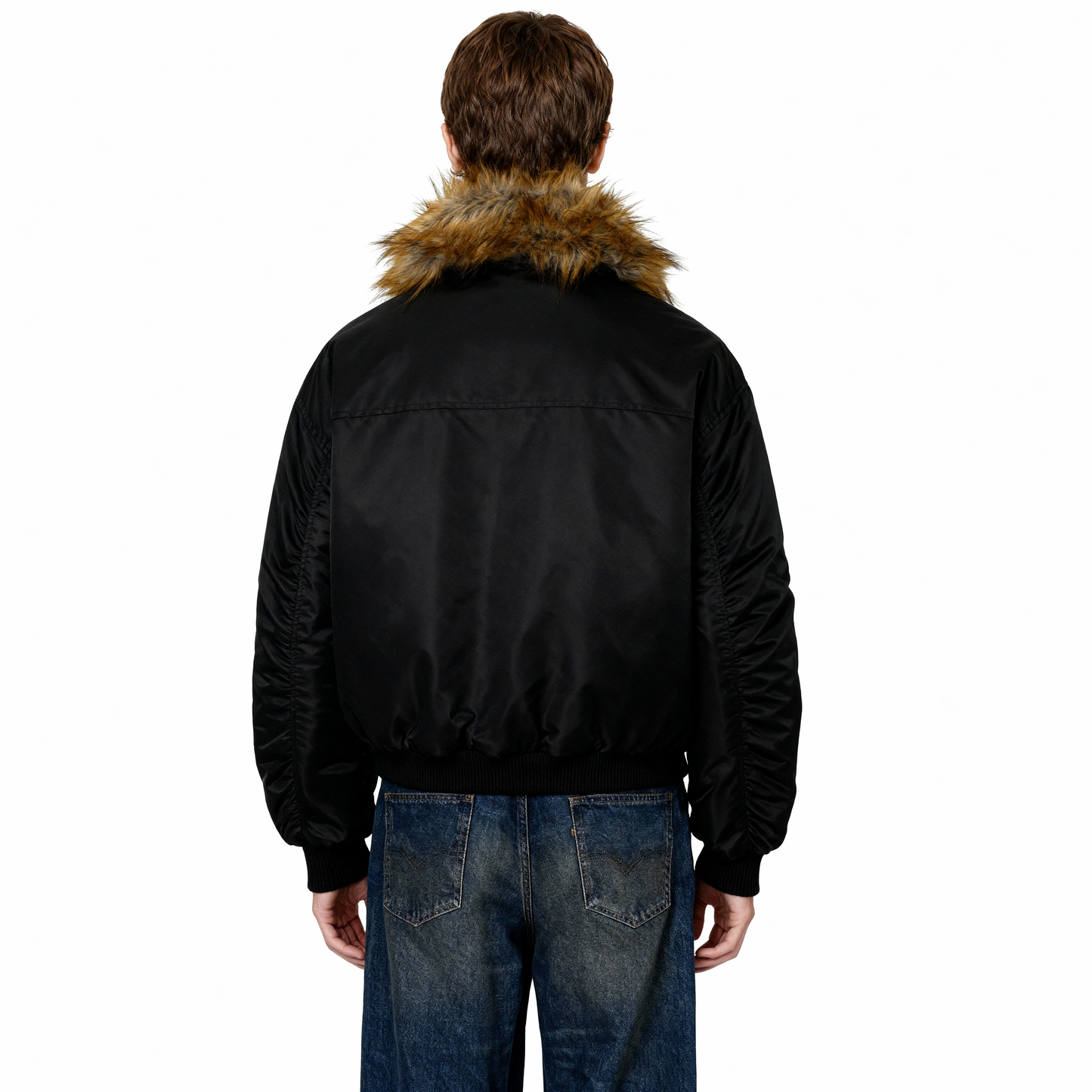 IAC | I AM SEX Fur Bomber jacket