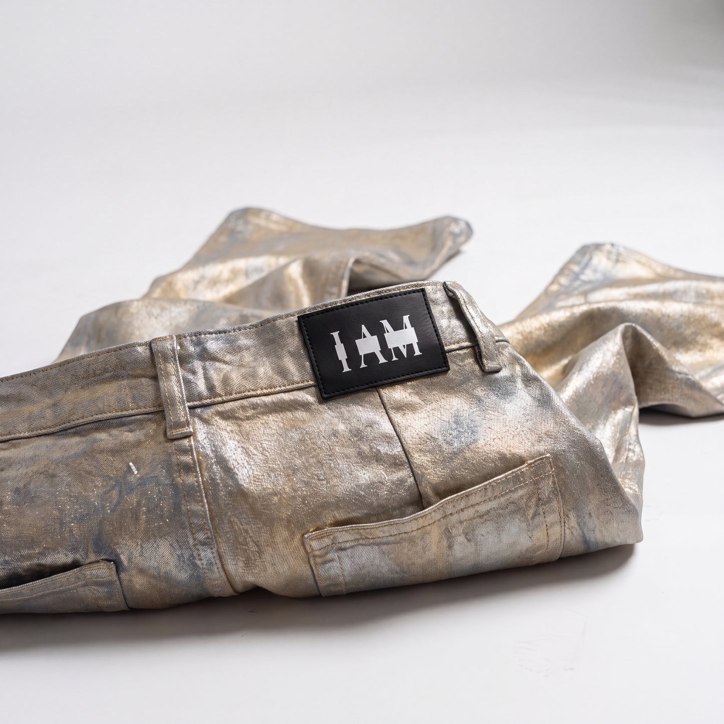 IAC | GOLD BANANA WAXED PANTS