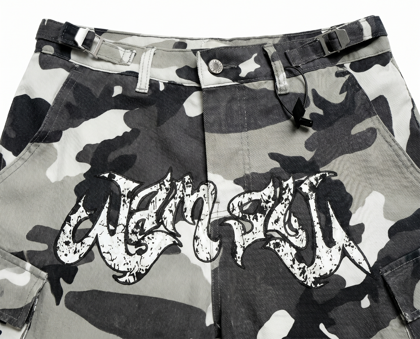 IAC | DOUBLE WHITE CAMO SHORTS I AM SEX