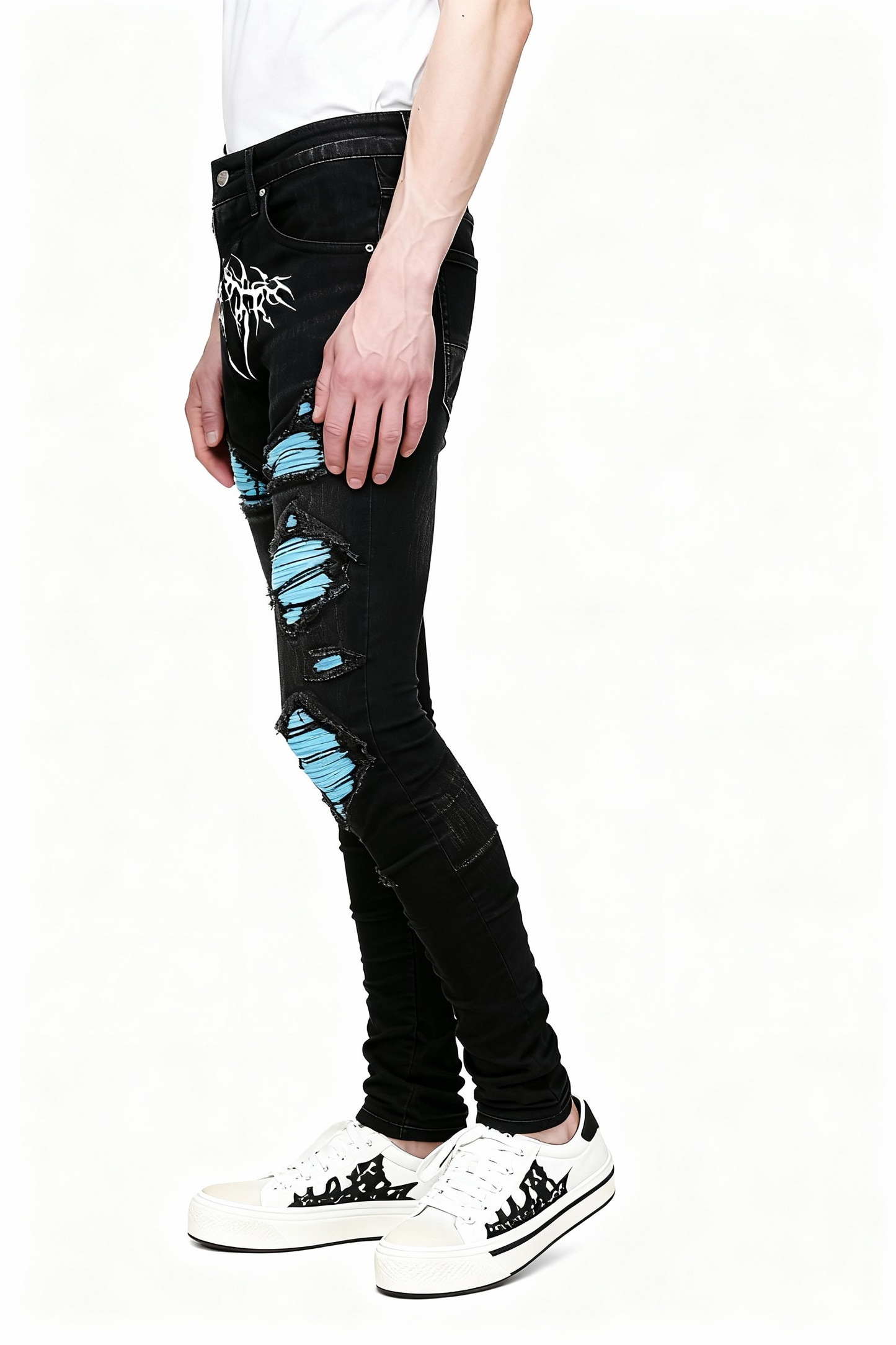 IAC | Avatar black skinny jeans