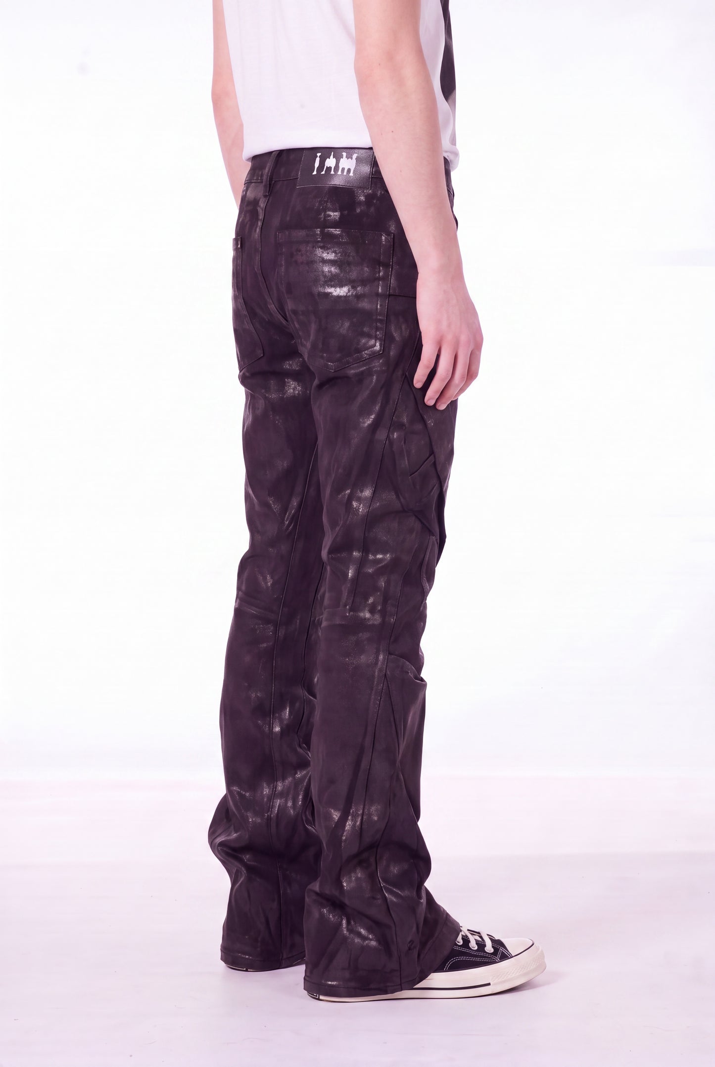 IAC | WAXED BELTED JEANS