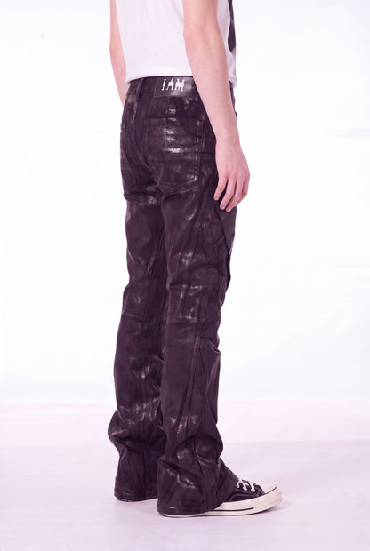 IAC | WAXED BELTED JEANS