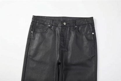 IAC | WAXED SLIM FIT PANTS