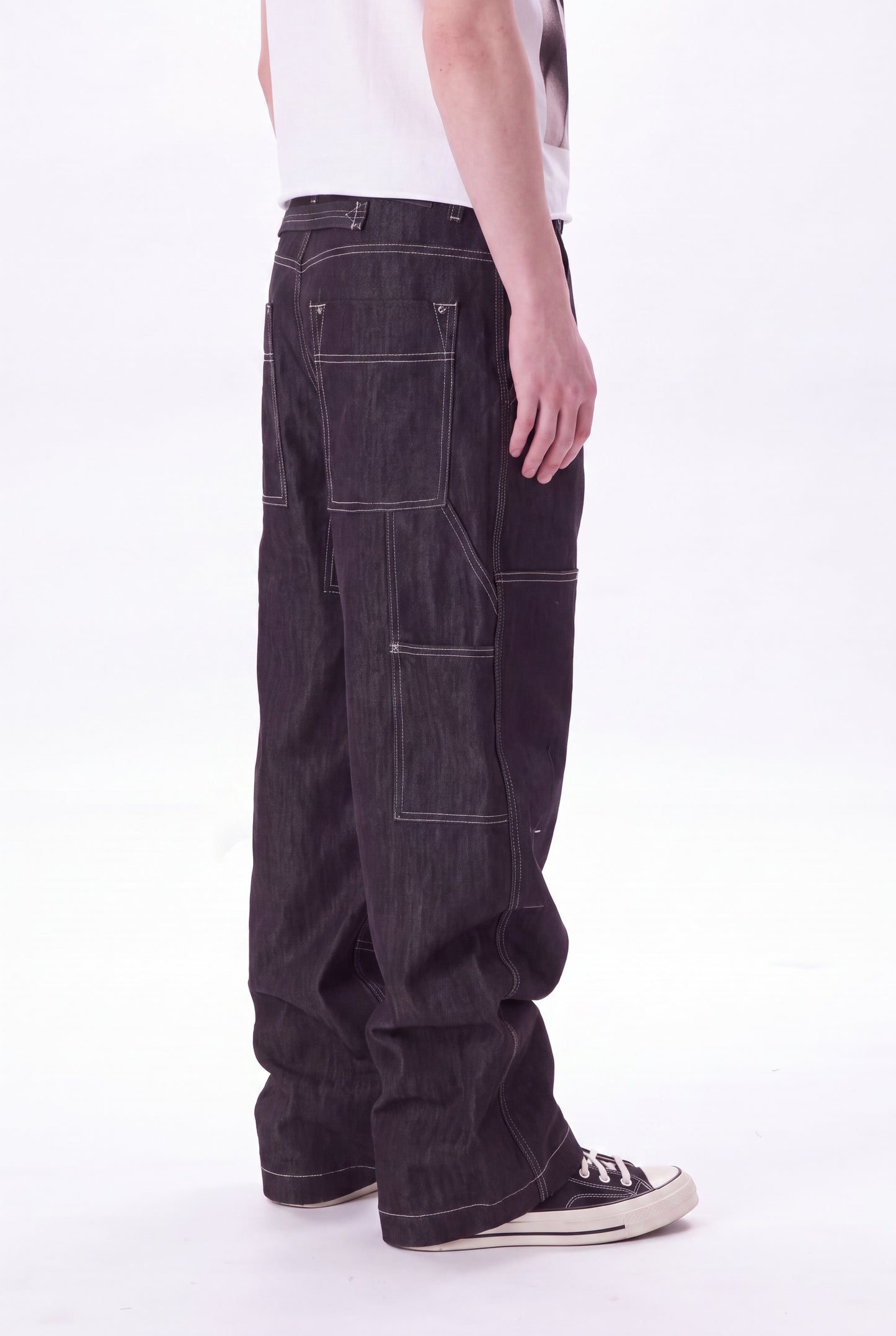 IAC | Black Emporio Baggy Pants