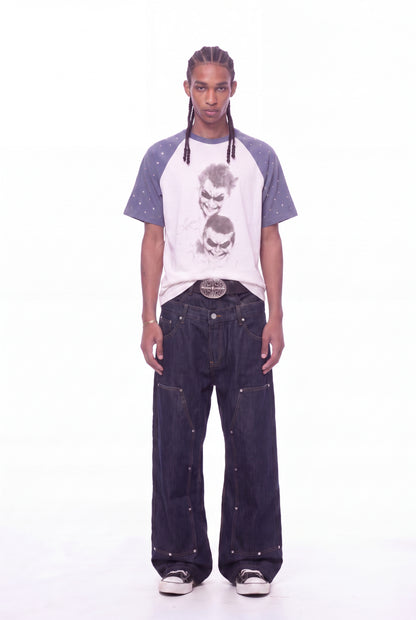 IAC | DOUBLE DENIM CARPENTER PANTS