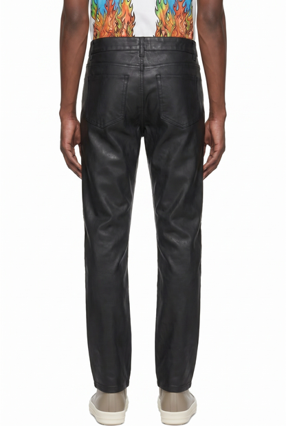 IAC | WAXED SLIM FIT PANTS