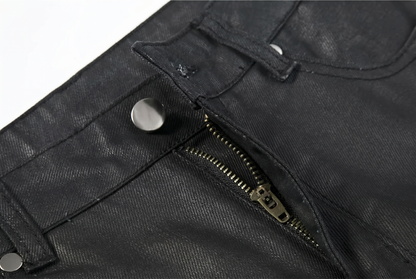 IAC | WAXED SLIM FIT PANTS