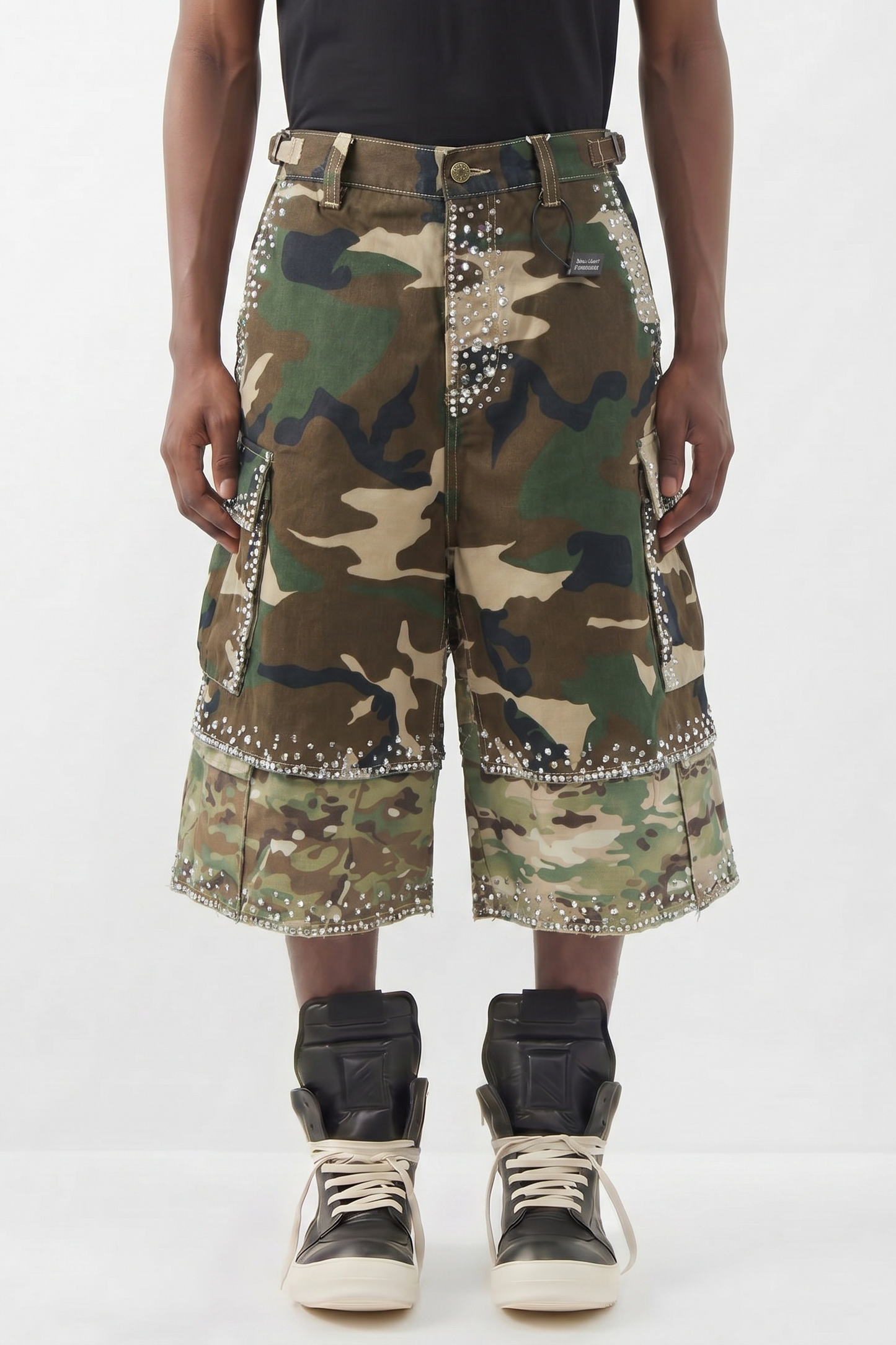 IAC | DOUBLE CAMO SHORTS I AM SEX DIAMONDS