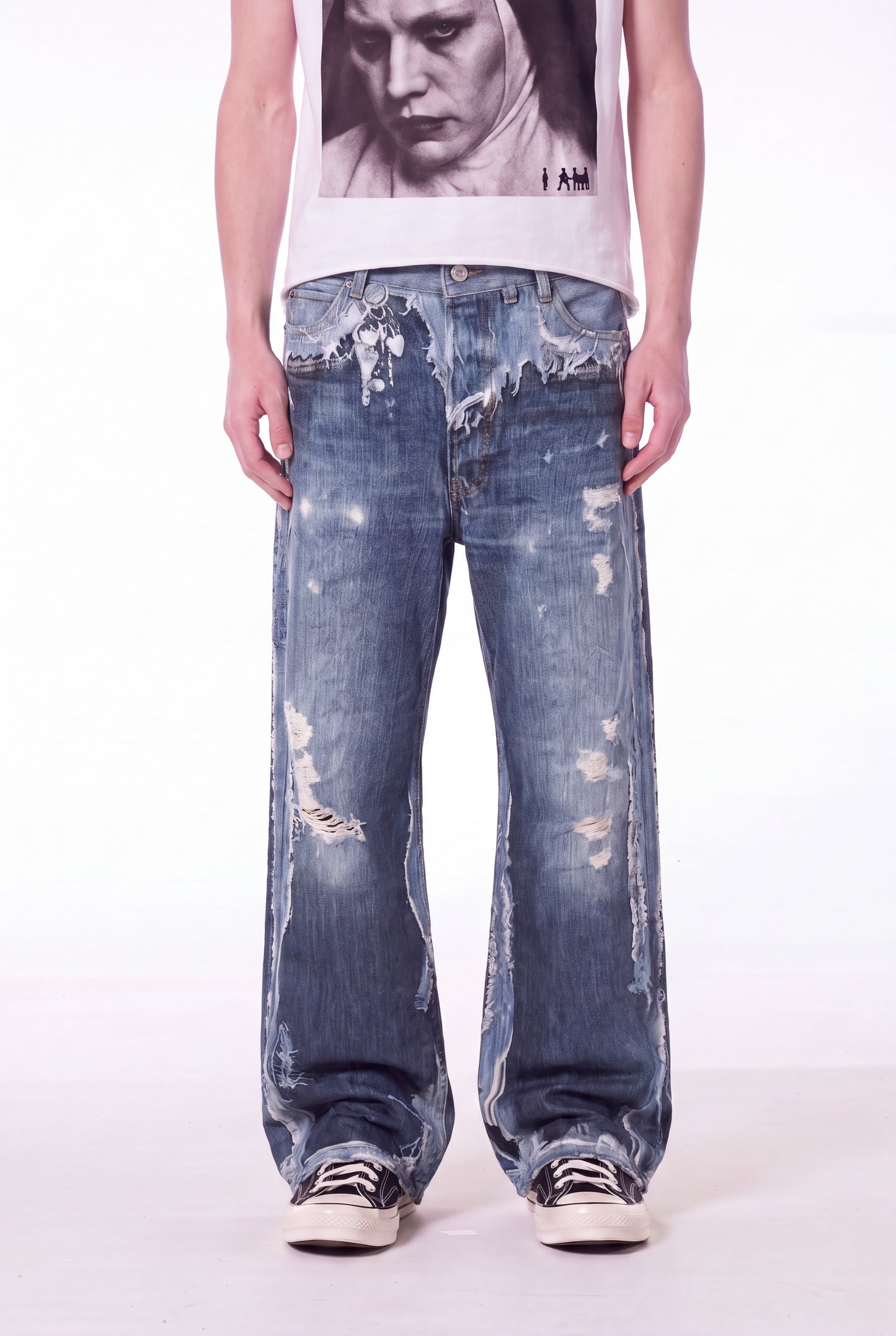 IAC | TORN PAGES JEANS