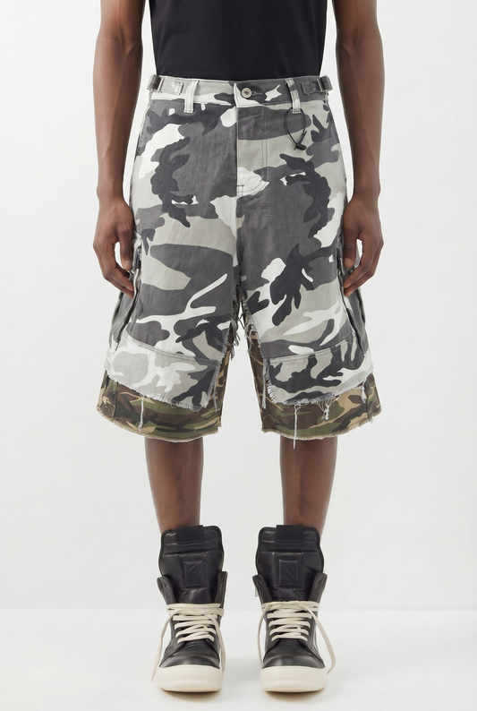 IAC | DOUBLE WHITE CAMO SHORTS