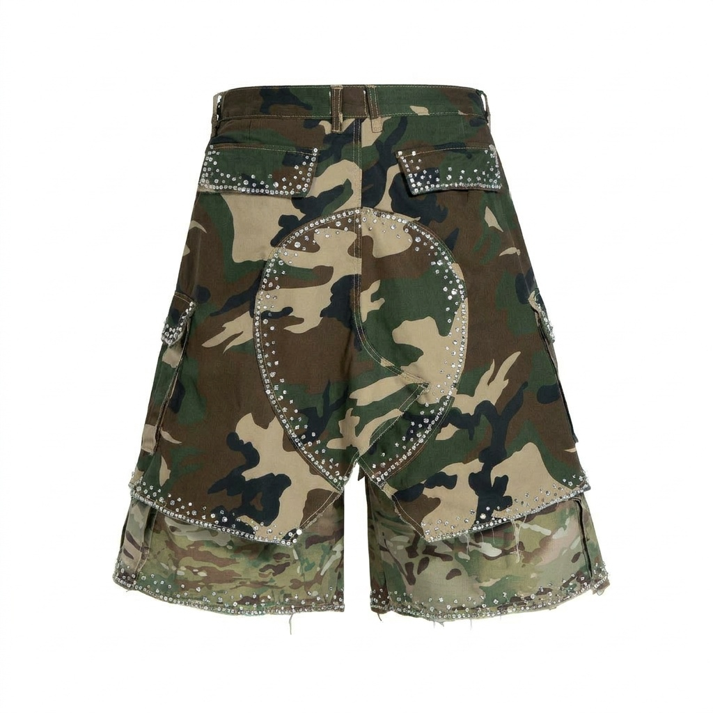 IAC | DOUBLE CAMO SHORTS I AM SEX DIAMONDS